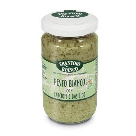 Pesto bianco con carciofie e basilico dop