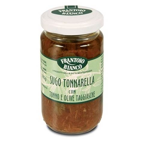 Sugo tonnarella con tonno e olive taggiasche in vasetto
